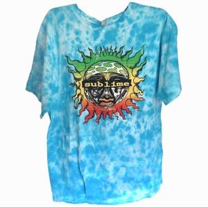 ⚫️ Sublime Tiedye rock shirt size L band graphic tshirt